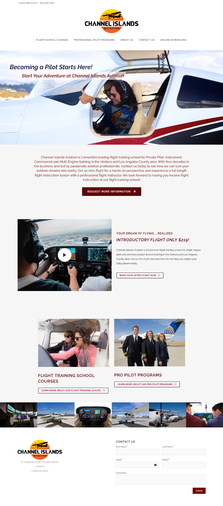 Channel Islands Aviation flight-school programs and enrollment experience