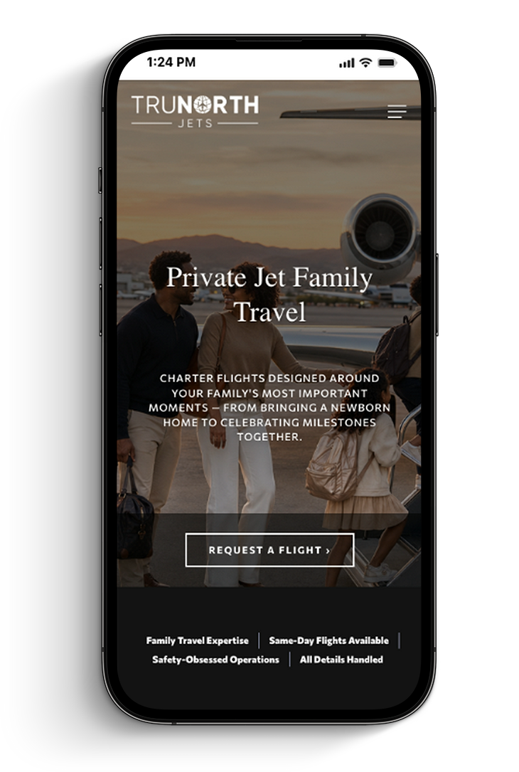 TruNorth Jets mobile website